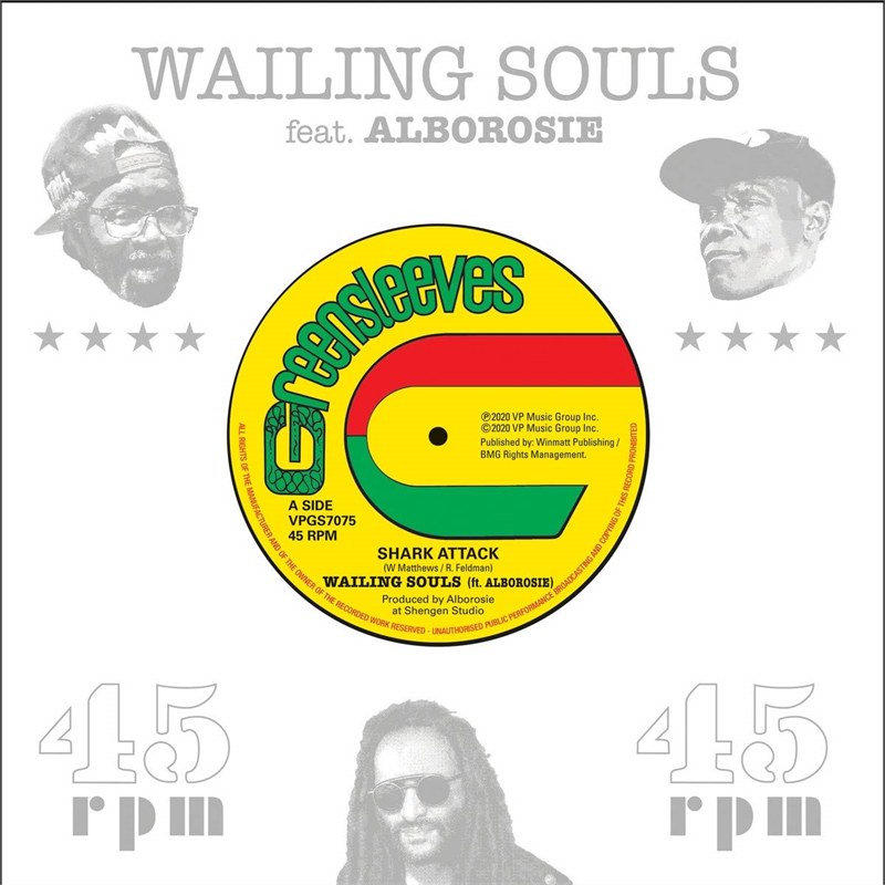 WAILING SOULSALBOROSIE - SHARK ATTACK (7'' - 2020)