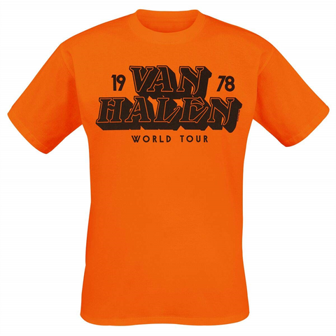 VAN HALEN - WORLD TOUR '78 - Unisex