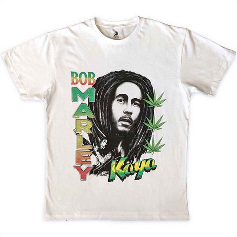 BOB MARLEY - KAYA - BIANCO - (L) - TSHIRT