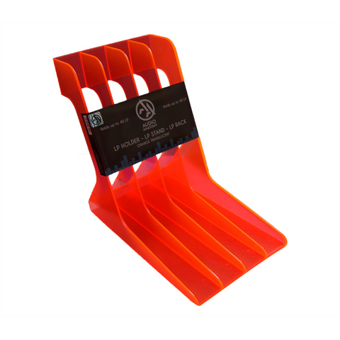 ACCESSORI VINILE - LP RACK - LP STAENDER - ORANGE TRANSLUCENT
