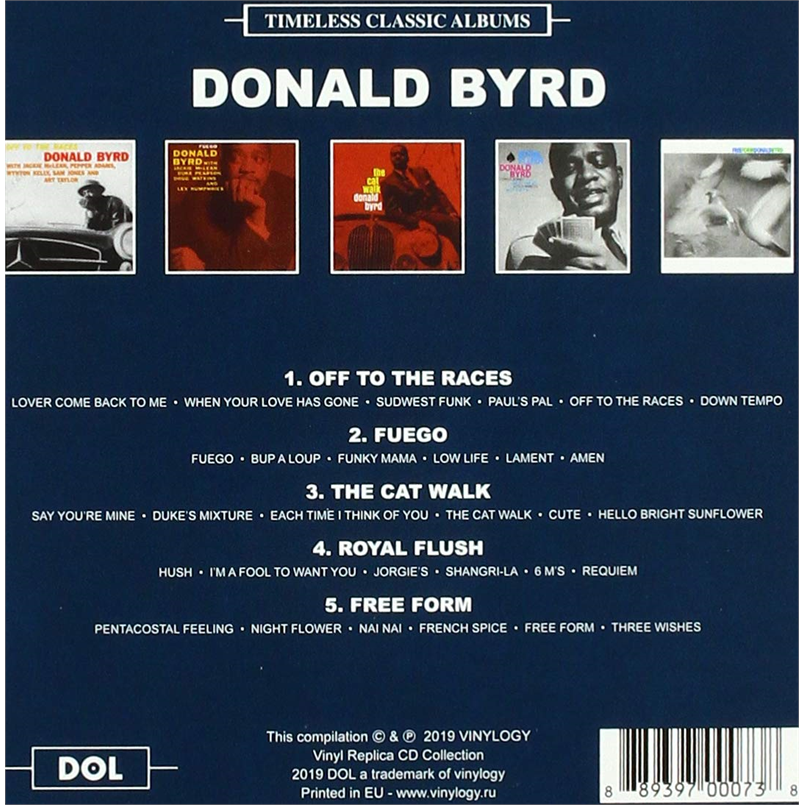 DONALD BYRD - TIMELESS CLASSIC ALBUMS (4CD)