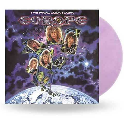 EUROPE - THE FINAL COUNTDOWN (LP - EX US BLUE SPLATTER - 1986)