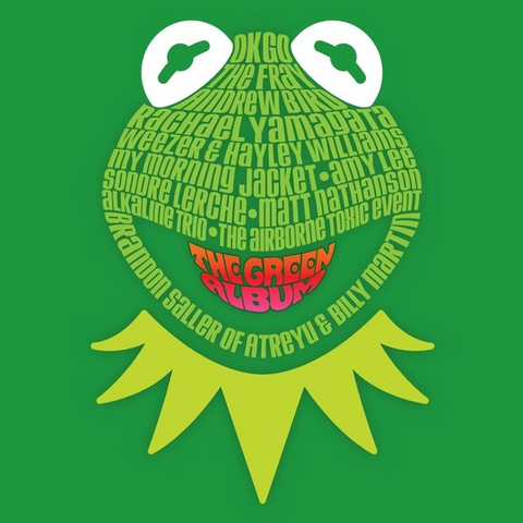 THE MUPPETS - SOUNDTRACK - MUPPETS: THE GREEN ALBUM (LP - REM25 - 2011)