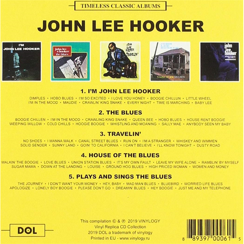 JOHN LEE HOOKER - TIMELESS CLASSIC ALBUMS (4CD)