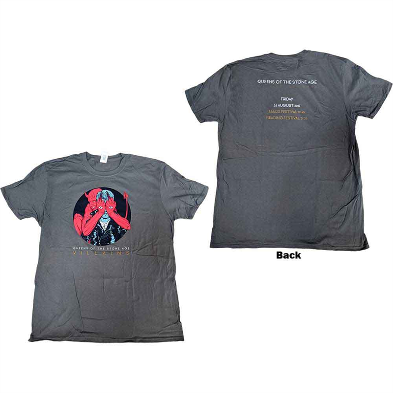 QUEENS OF THE STONE AGE - VILLAINS R&L 2017 - unisex