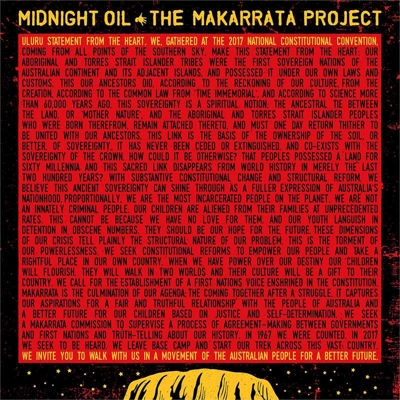MIDNIGHT OIL - THE MAKARRATA PROJECT (2020 - EP)