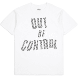 BRIXTON - STRUMMER - OUT OF CONTROL - Bianco - (XL) - T-Shirt