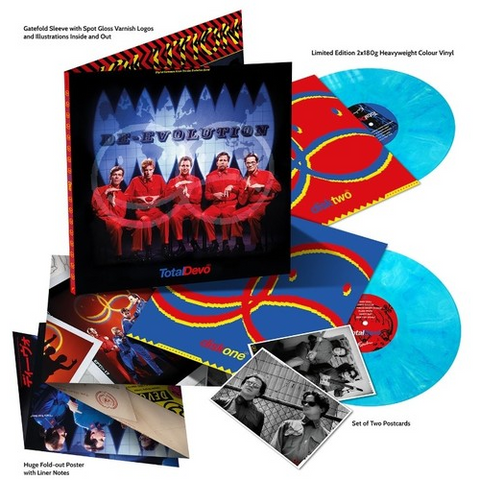 DEVO - TOTAL DEVO (2LP - 1988 - 30TH WHITE / GREEN / BLUE)