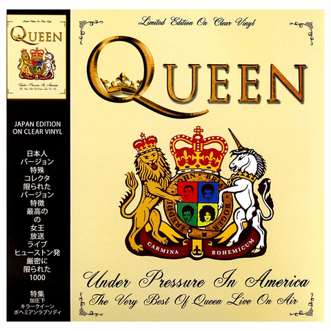 QUEEN - UNDER PRESSURE IN AMERICA (LP - LIVE)