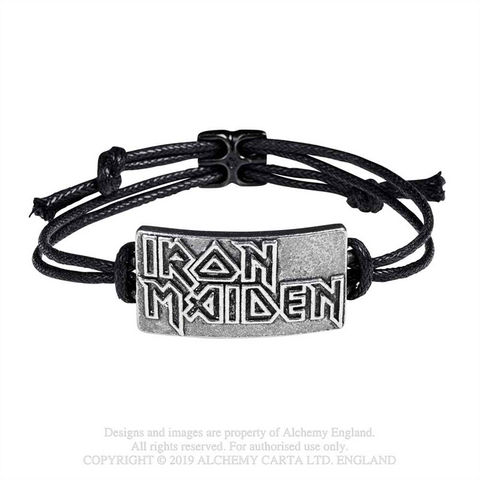 IRON MAIDEN - LOGO - BRACCIALETTO
