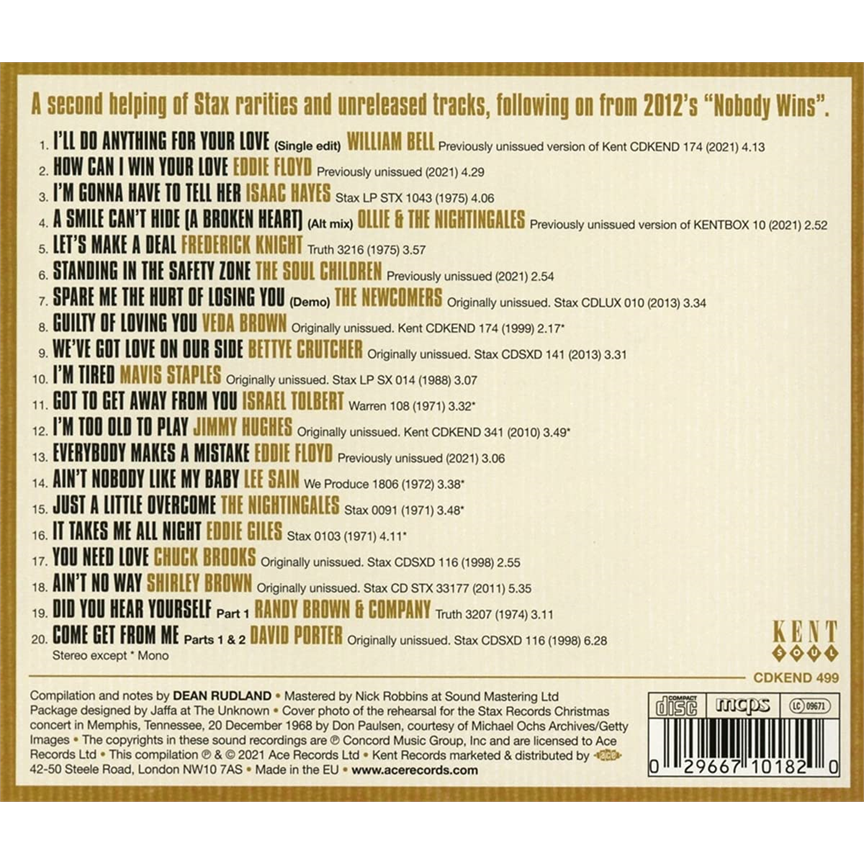 STAX - ARTISTI VARI - EVERYBODY MAKES A MISTAKE | VOLUME 2