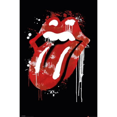 ROLLING STONES - GRAFFITI LIPS - 721 - POSTER
