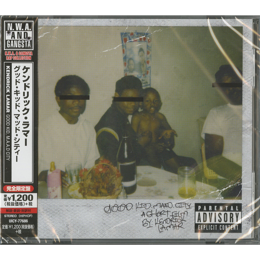 KENDRICK LAMAR - GOOD KID. M.A.A.D. CITY (JAPAN - 2012 - REM16)