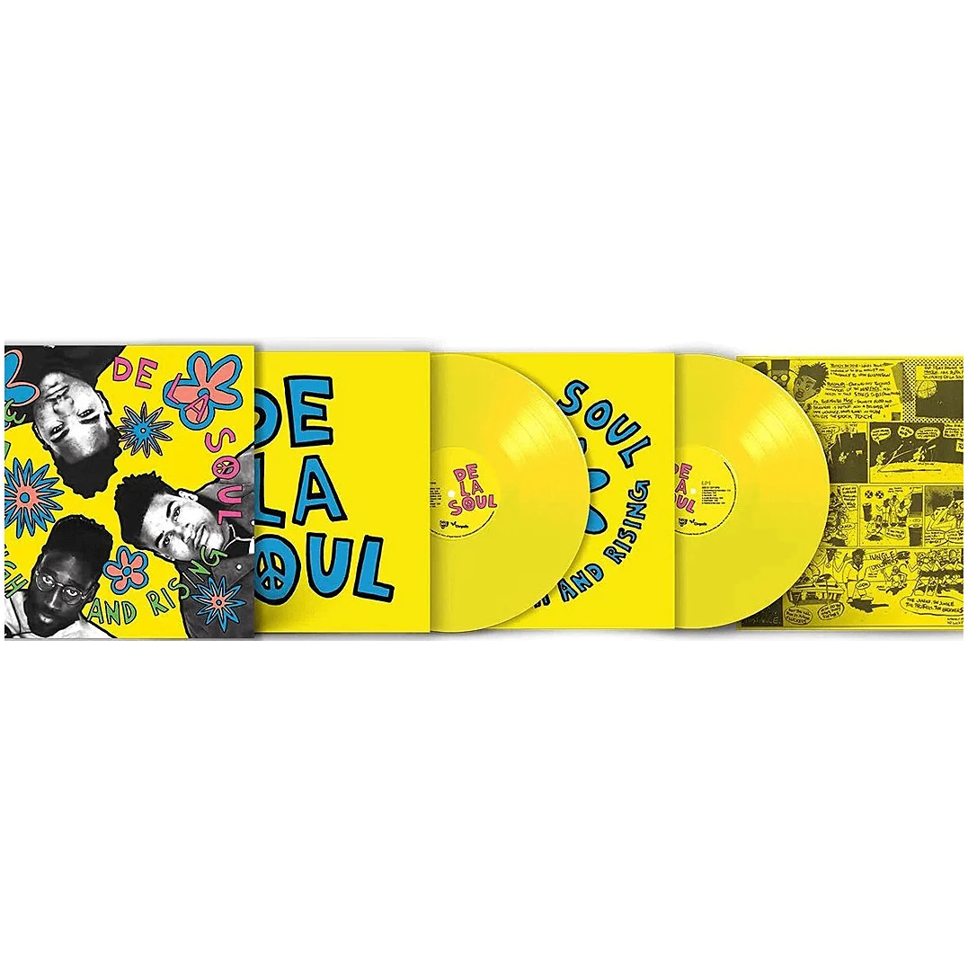 DE LA SOUL - 3 FEET HIGH AND RISING (2LP - GIALLO | REM23 - 1989)