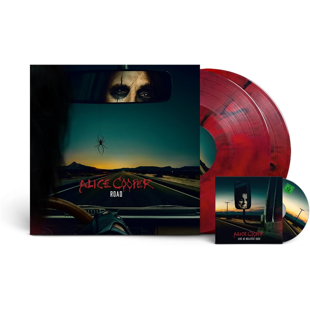 ALICE COOPER - ROAD (2LP+DVD - MARBLED | GATEFOLD - 2023)