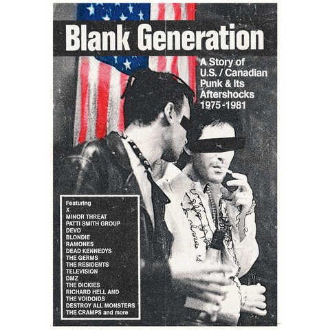 BLANK GENERATION - ARTISTI VARI - BLANK GENERATION: A STORY OF US / CANADIAN PUNK... (2023 - 5CD+BOOK)