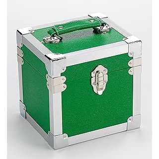 FLIGHT CASE - PORTADISCHI - FLIGHT CASE - 50X7" - GREEN | VALIGIA PORTADISCHI VERDE