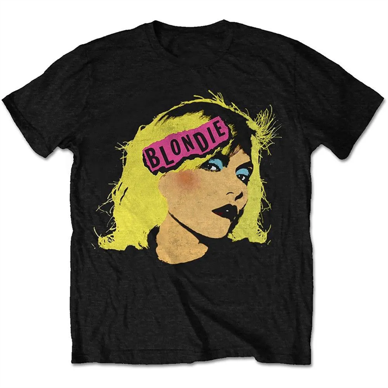 BLONDIE - PUNK LOGO - NERO - M - T-SHIRT