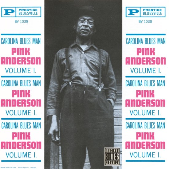 PINK ANDERSON - CAROLINA BLUES MAN VOL.1 (LP - REM25 - 1961)