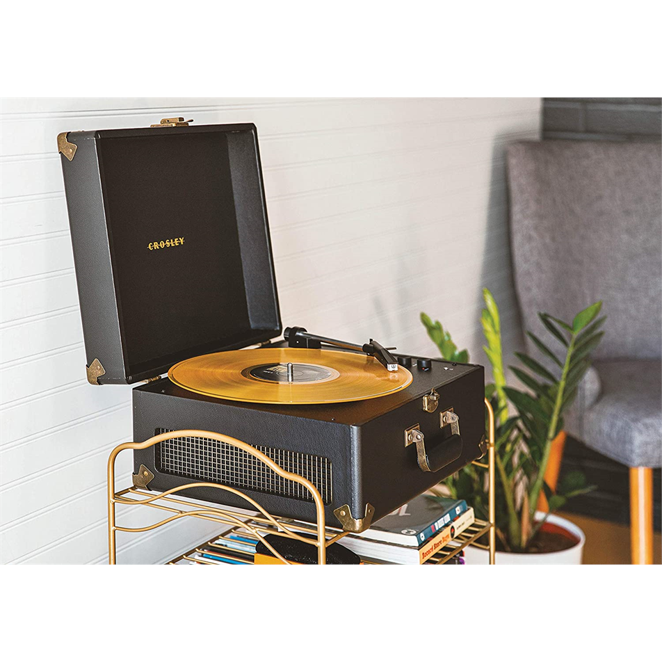 GIRADISCHI VALIGETTA - CROSLEY RETROSPECT - COLORE NERO | CASSE INTEGRATE | BLUETOOTH-IN | AUX-IN