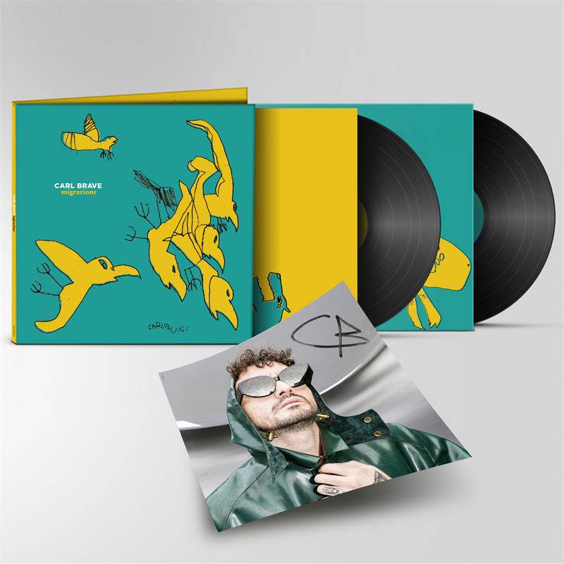 CARL BRAVE - MIGRAZIONE (2LP - AUTOGRAFATO - 2023)