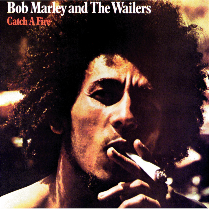 BOB MARLEY & THE WAILERS - CATCH A FIRE (LP - REM15 - 1973)