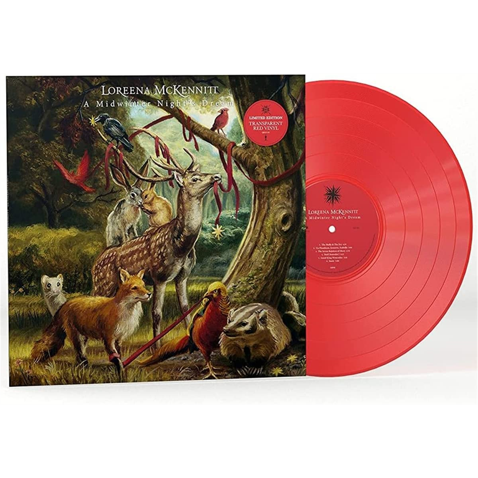 LOREENA MCKENNITT - A MIDNIGHT'S DREAM (LP - ROSSO | REM22 - 2008)