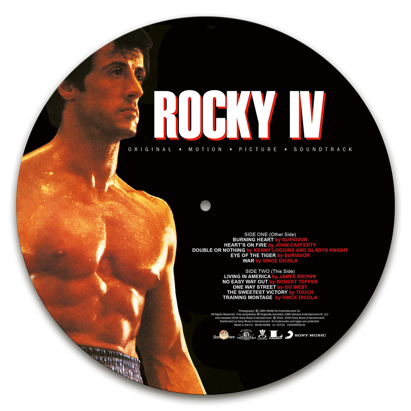 ROCKY - SOUNDTRACK - ROCKY IV (LP - EX US PICTURE DISC - 1985)