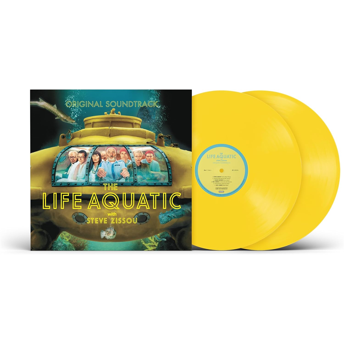 WES ANDERSON - SOUNDTRACK - LIFE AQUATIC WITH STEVE ZISSOU (2LP - GIALLO - 2025)
