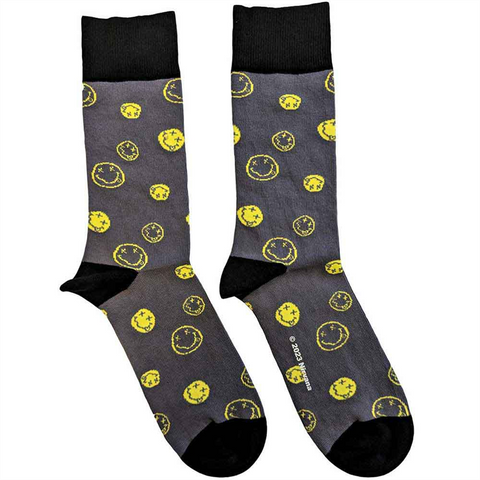 NIRVANA - MIXED HAPPY FACE - CALZINI / TAGLIA 40-45