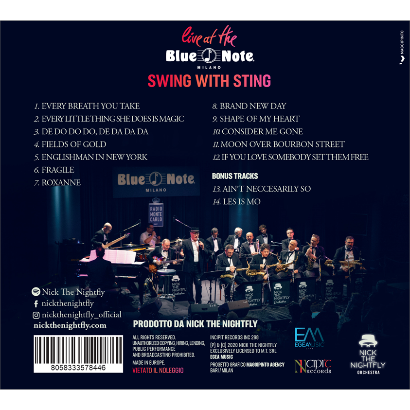 NICK THE NIGHTFLY - SWING WITH STING (2021)