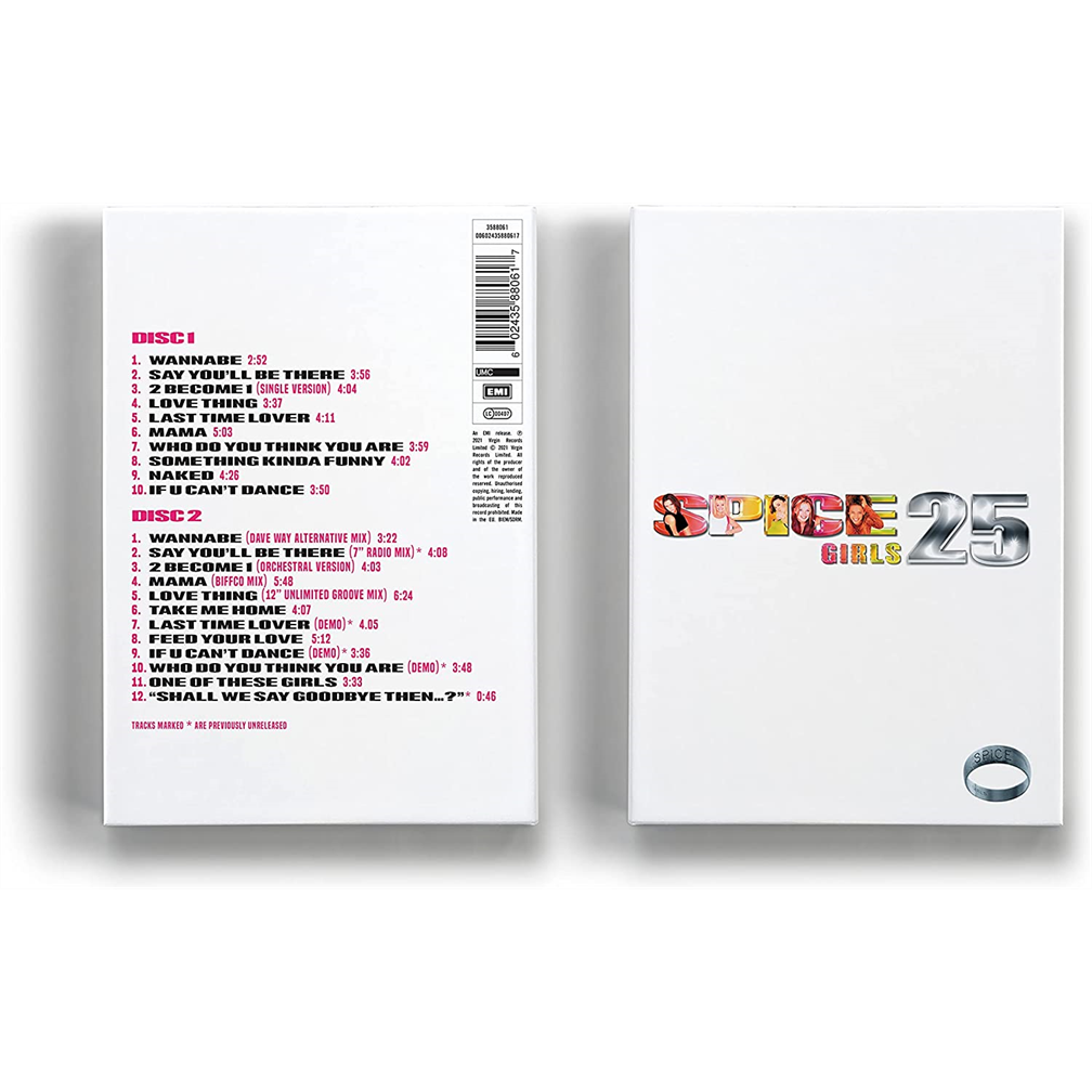 SPICE GIRLS - SPICE (2001 - 25TH ANN | 2CD+REMIX/DEMO/BOOK | REM’21)