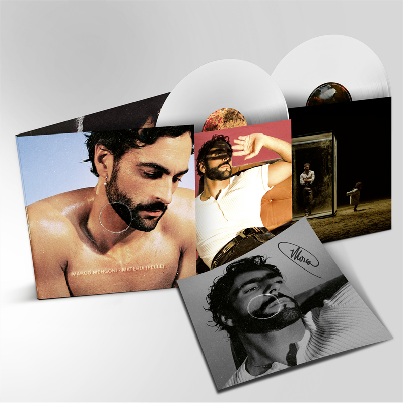 MARCO MENGONI - MATERIA PELLE: CONTIENE MATERIA TERRA (2LP - BIANCO - 2022)