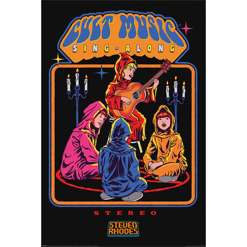 STEVEN RHODES - CULT MUSIC SING ALONG - 901 - POSTER