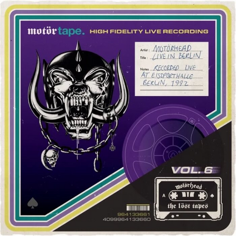 MOTORHEAD - THE LOST TAPES VOL.6: LIVE IN BERLIN 1992 (2LP- VIOLA - RSD'25)