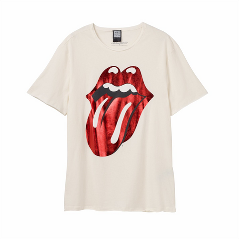ROLLING STONES - FOIL TONGUE - Bianco