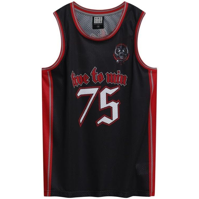 MOTORHEAD - LIVE TO WIN - NERO - (L) - CANOTTIERA - BASKETBALL JERSEY