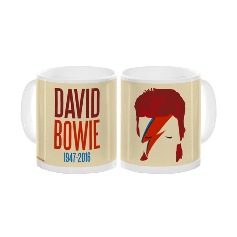 DAVID BOWIE - ALADDIN SANE: 1947-2016 - TAZZA