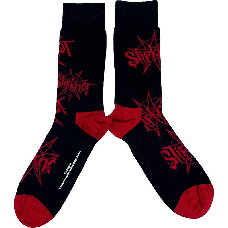 SLIPKNOT - SOCKS - LOGO & NONAGRAM - CALZINI