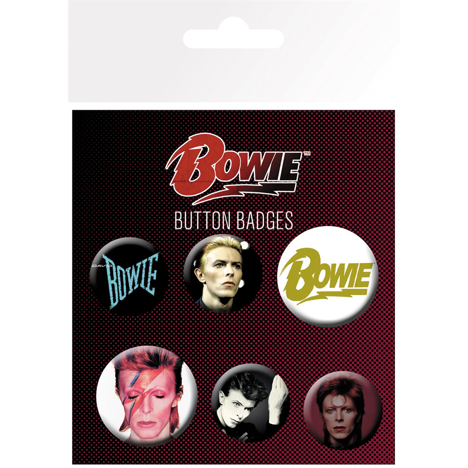 DAVID BOWIE - MIX- BADGE PACK