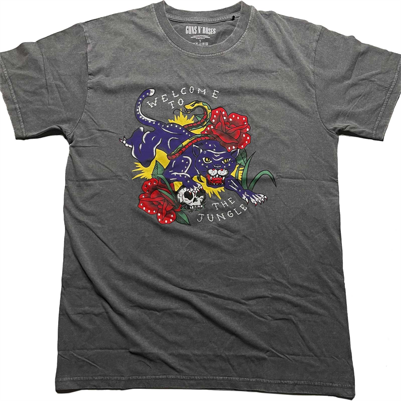 GUNS N' ROSES - WTTJ DIAMANTE - grigio - (L) - tshirt
