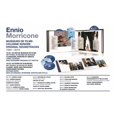 ENNIO MORRICONE - SOUNDTRACK - COLONNE SONORE: 1964-2015 VOL.1 (2019 - 18CD BOX)