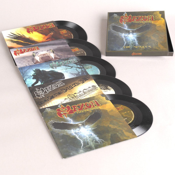 SAXON - THUNDERBOLT - THE SINGLES (5X7'' - RSD'19)