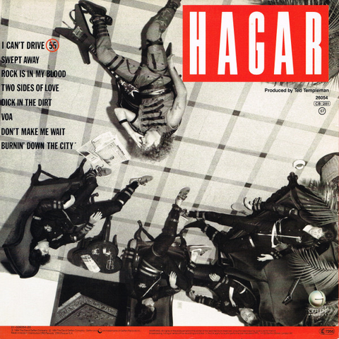 SAMMY HAGAR - VOA (LP, ALBUM)