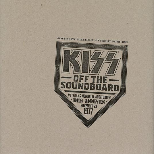 KISS - OFF THE SOUNDBOARD: DES MOINES (2022)