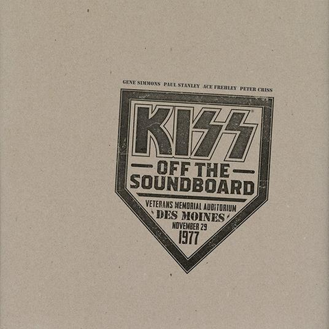 KISS - OFF THE SOUNDBOARD: DES MOINES (2LP - 2022)