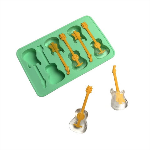 FORMINA GHIACCIO CHITARRA - SILICONE | ALLOGGIO PER 6 GHIACCIOLI