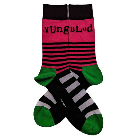 YUNGBLUD - LOGO & STRIPES - CALZINI / TAGLIA 40-45