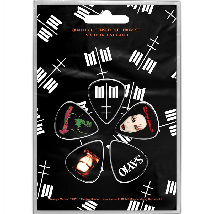 MARILYN MANSON - MM - SET 5 PLETTRI