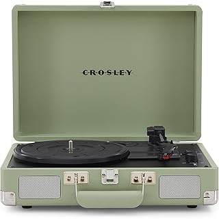 GIRADISCHI VALIGETTA CROSLEY CRUISER DE LUXE - COLORE VERDE MENTA | CASSE INTEGRATE | BLUETOOTH IN & OUT